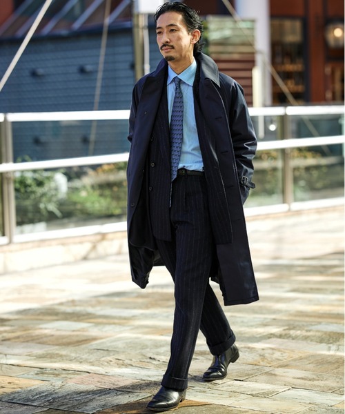 BEAMS F（ビームスF） トレンチコート コート OLMETEX コットン