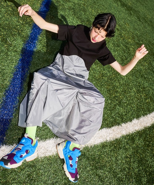 OMMO（オーエムエムオー） ワンピース UP TUCK HALF SLEEVE OP