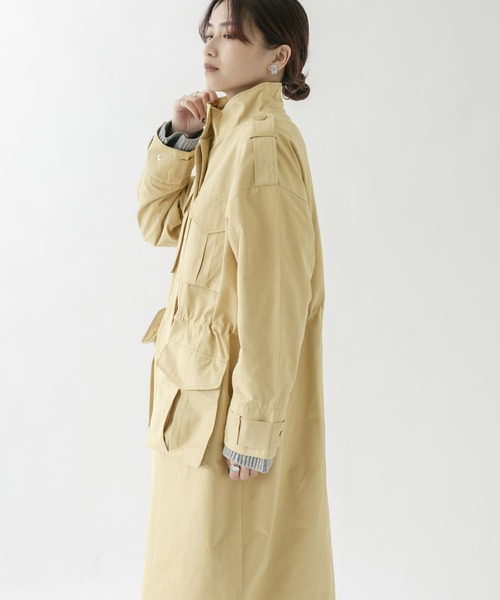 KBF（ケービーエフ） ミリタリージャケット モッズコート ドロスト