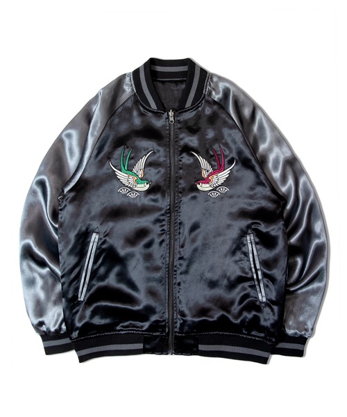 JACKROSE（ジャックローズ） スカジャン YOIDORE 舞妓と犬 浮世絵