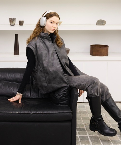 soerte ダウンジャケット ダウン 2way high neck down jacket / 2way