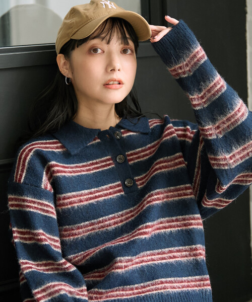 FREAK'S STORE（フリークスストア） ニット セーター シャギー マルチ