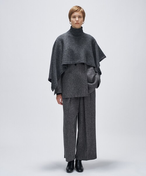 cloenc（クロエンス） ニット セーター アシンメトリーニットポンチョ