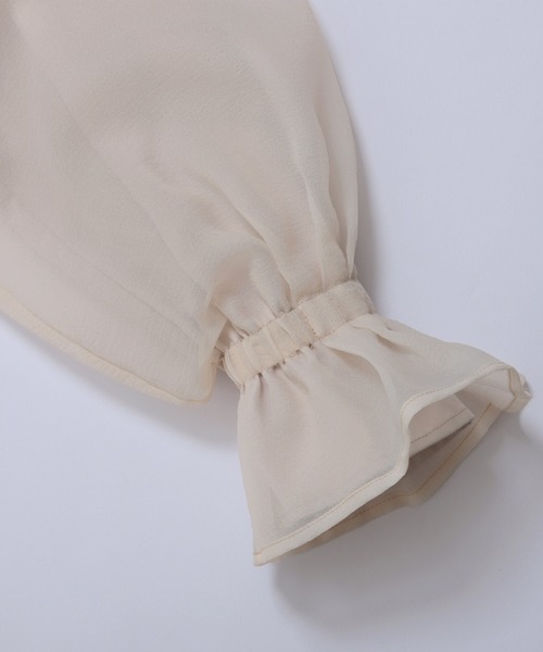 Fit more（フィットモア） クリンクルシアーオーガンジーボリューム