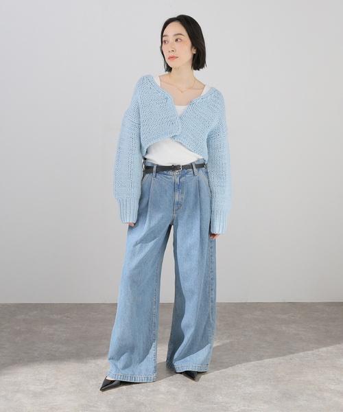 plage（プラージュ） カーディガン roving hand ニットカーディガン