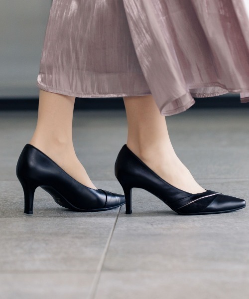 卑弥呼（HIMIKO） パンプス 「Made in Japan」「撥水」 切替デザイン