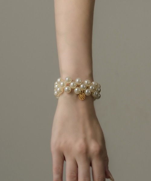 muku ブレスレット BRACELET・HAIR TIE/PEARL レディース : ZOZOTOWN