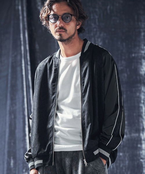 ANGENEHM（アンゲネーム） スカジャン mj10244-Jacquard fabric