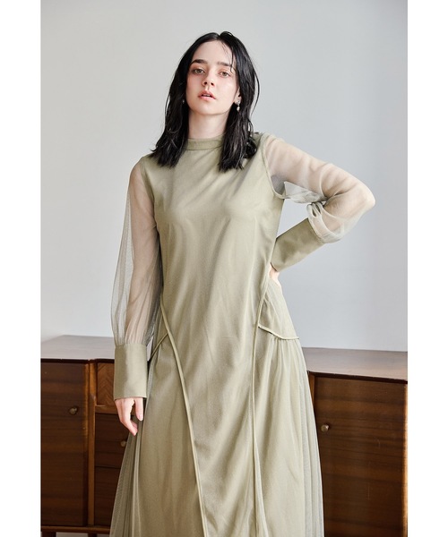 niana（ニアナ） ドレス ラメチュールAラインドレス マタニティ 妊婦