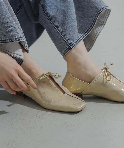 SENSE OF PLACE by URBAN RESEARCH シューズ スクエアトゥレースアップ