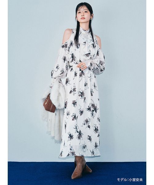 LILY BROWN（リリーブラウン） ワンピース ショルダーオープン