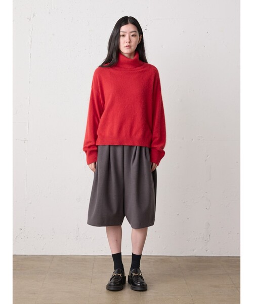 MidiUmi（ミディウミ） ニット セーター ラクーンニットハイネックプル