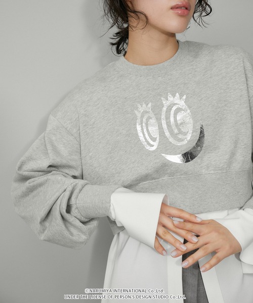 ADAM ET ROPE'（アダムエロペ） トレーナー スウェット 「ANGEL BLUE