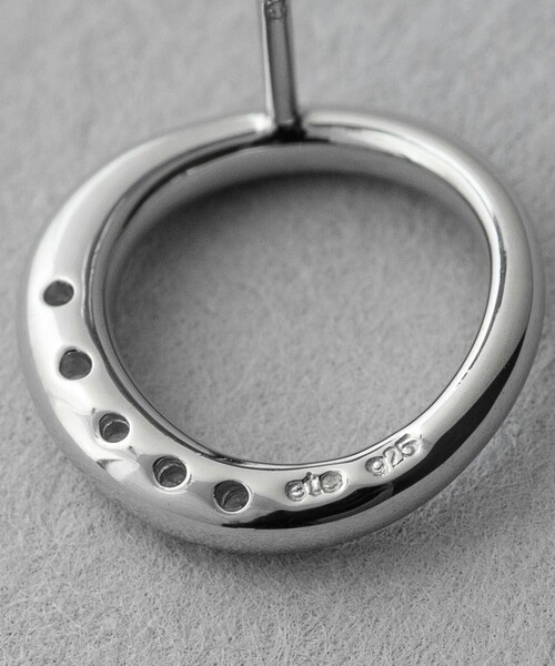 ete（エテ） ピアス ビジュー サークル ピアス レディース : ZOZOTOWN