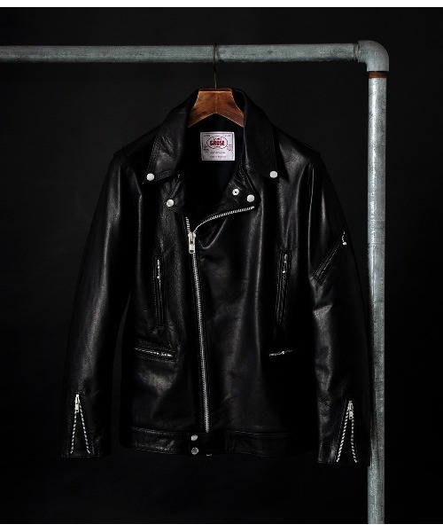 JAMES GROSE（ジェームスグロース） 革ジャン ライダース メンズ