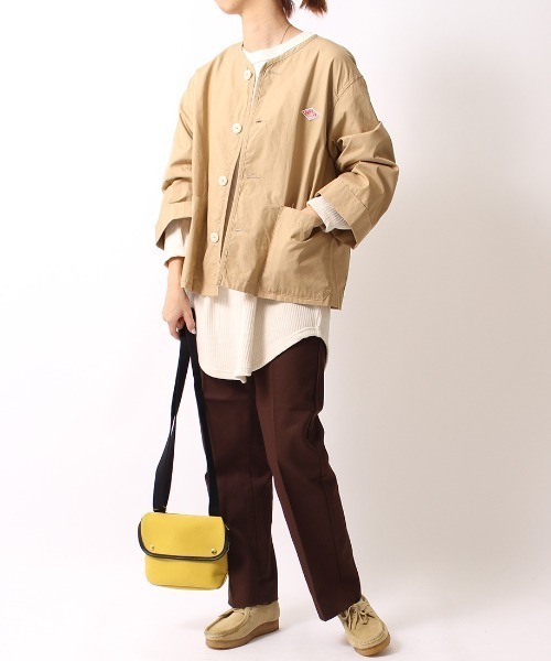 Danton（ダントン） ダウンプルーフノーカラーワークジャケット