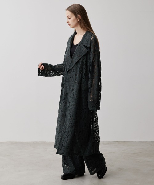 CLEL（クレイル） チェスターコート コート 「CLEL」Loose Cord Lace
