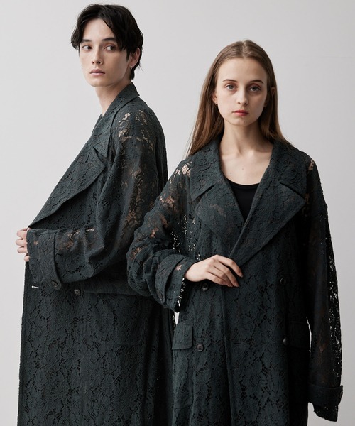 CLEL（クレイル） チェスターコート コート 「CLEL」Loose Cord Lace