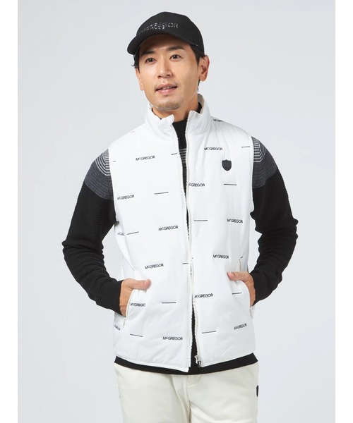 McGREGOR GOLF ベスト ジレ GOLF「メンズ」 ロゴ刺繍中綿ベスト メンズ