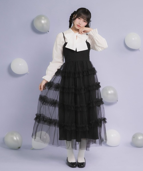 DearMyLoveRose（ディアマイラブローズ） ワンピース チュールフリル