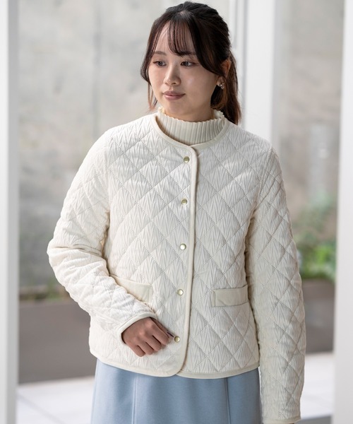 STRAWBERRY-FIELDS（ストロベリーフィールズ） コート アウター ベロア