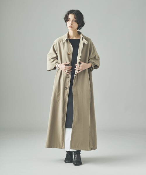 Curensology（カレンソロジー） トレンチコート コート /ピーチ