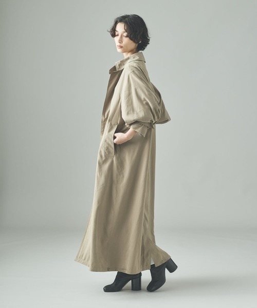 Curensology（カレンソロジー） トレンチコート コート /ピーチ