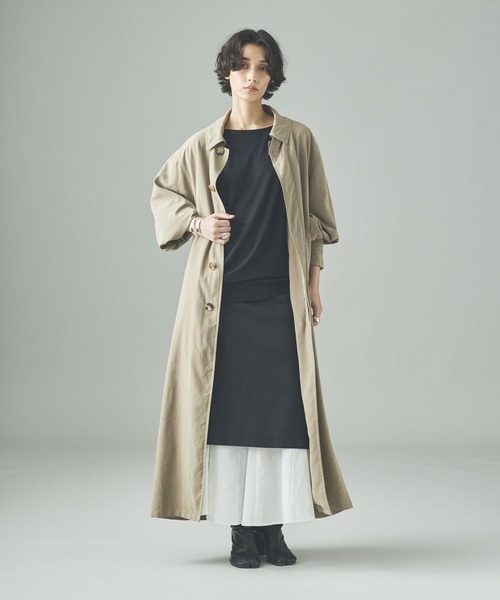 Curensology（カレンソロジー） トレンチコート コート /ピーチ