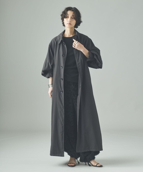 Curensology（カレンソロジー） トレンチコート コート /ピーチ