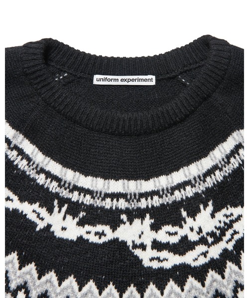 uniform experiment セーター ニット ENTANGLED NORDIC SWEATER メンズ