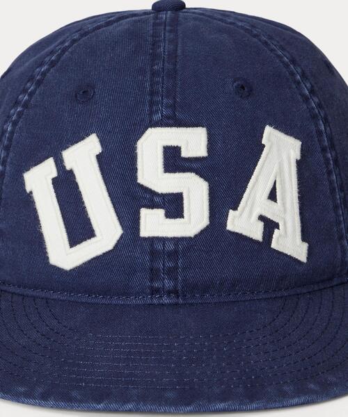 POLO RALPH LAUREN（ポロ・ラルフローレン） キャップ 帽子 アップリケ