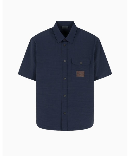 EMPORIO ARMANI シャツ 「エンポリオ アルマーニ」半袖オーバーサイズ