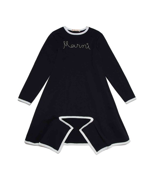 MARNI（マルニ） ワンピース Kids ＆ Junior ブランドロゴ長袖