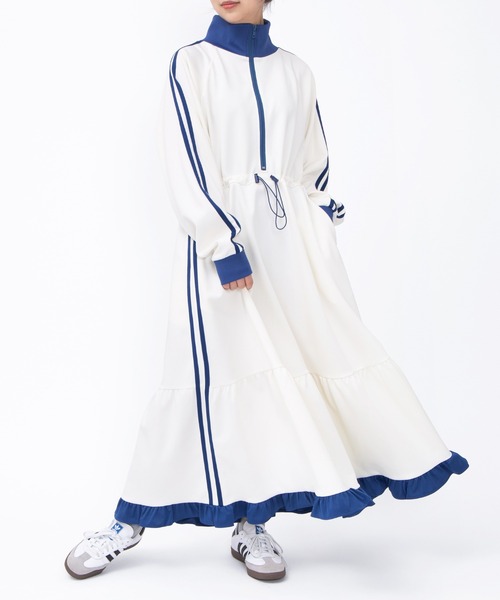 PUNYUS（プニュズ） ワンピース フリルジャージワンピース : ZOZOTOWN