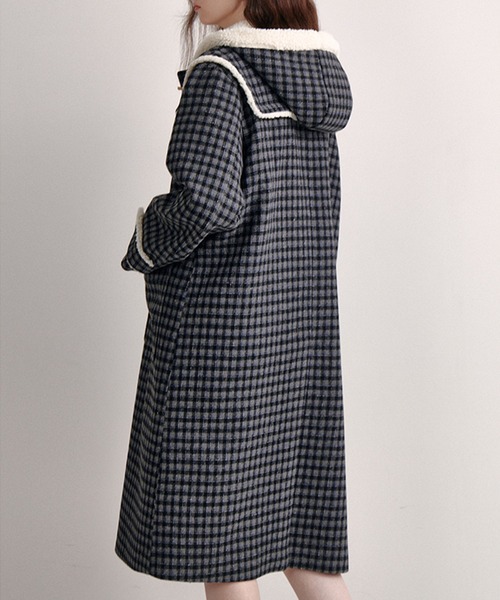 Fano Studios」 ダッフルコート M グレー系その他 レディース