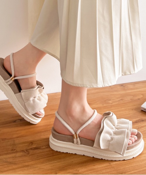 Shoes in Closet（シュークロ） サンダル 軽量厚底 2WAY ボリューム