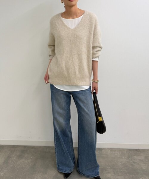 Loungedress（ラウンジドレス） ニット セーター FURカシミヤVニット