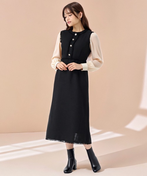 MISCH MASCH（ミッシュマッシュ） ワンピース 2025秋冬新作 ツイード