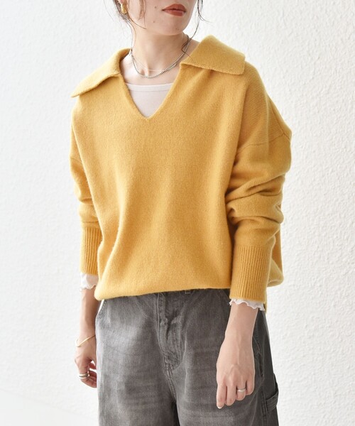 SHIPS any ニット セーター 「WEB限定」SHIPS any: 「手洗い可能」AQUA