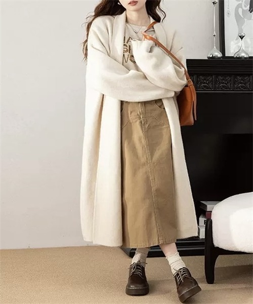 Dream garden（ドリームガーデン） カーディガン シャギーロングニット