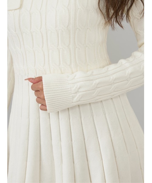 Darich（ダーリッチ） ワンピース アメスリフレアニットミニワンピース