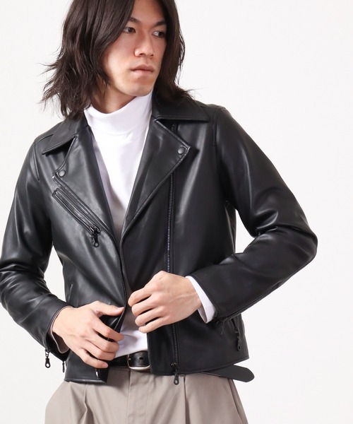 London Denim（ロンドンデニム） 革ジャン ライダース London Denim