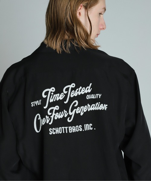 Schott N.Y.C（ショット） シャツ Schott/ショット/BOWLING LS SHIRT