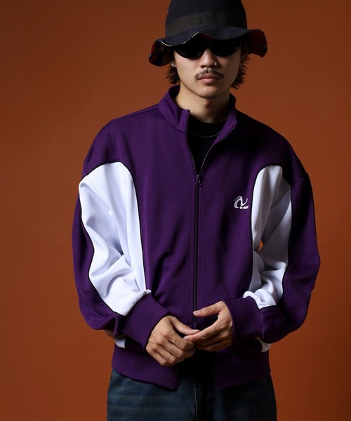 NERDY ジャージ ライントラックトップ レディース メンズ : ZOZOTOWN