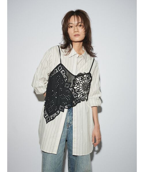 Htage（テージ） キャミソール 「Htage」パッチワークレース