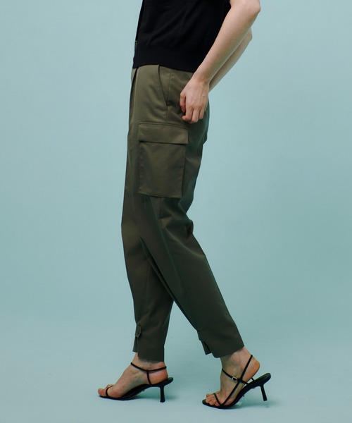 allureville（アルアバイル） カーゴパンツ オーガニックギャバカーゴ
