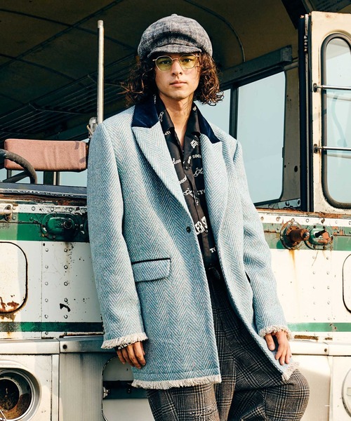 glamb（グラム） チェスターコート コート Cut Off Chester Coat