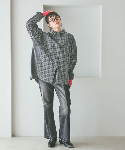 niko and…（ニコアンド） ブラウス シャツ 「NKJ 2026SS」 ワーク