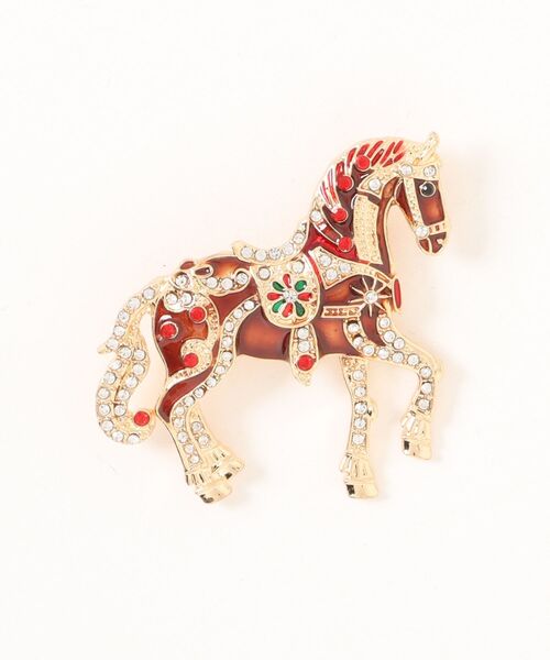 styiro（スタイロ） ブローチ ノーブルホースブローチ レディース