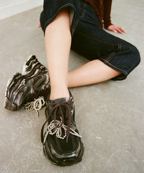 SLY（スライ） スニーカー AGING CREATIVE SOLE SNEAKER エイジング